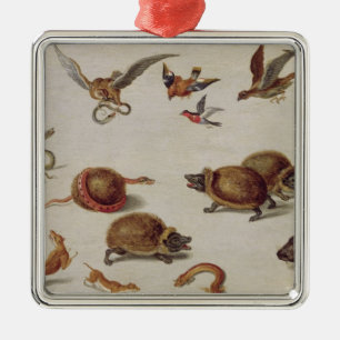 Die Feinde der Schlangen Silbernes Ornament