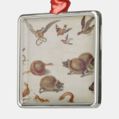 Die Feinde der Schlangen Silbernes Ornament (Links)
