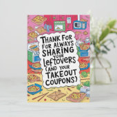 Die Feinschmecker-Zimmerkarte Einladung (Stehend Vorderseite)