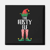 Die Feisty Elf Familie Matching Group Weihnachtsgi Magnet (Vorne)