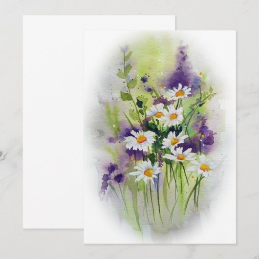 Die FeldBouquet Dankeskarte (Vorne/Hinten)