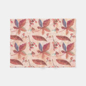 Die Felder der Blume Fleecedecke (Vorderseite (Horizontal))