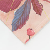 Die Felder der Blume Fleecedecke (Ecke)