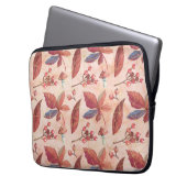 Die Felder der Blume Laptopschutzhülle (Vorderseite Links)