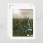 Die Felder Italiens (Texas) Postkarte (Vorne/Hinten)