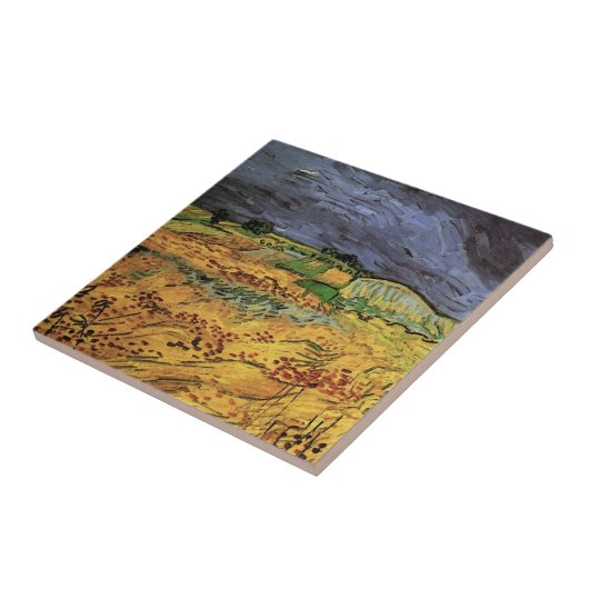 Die Felder von Vincent van Gogh Fliese (Seite)