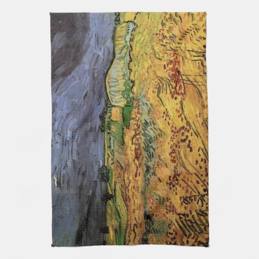 Die Felder von Vincent van Gogh Geschirrtuch (Vertikal)