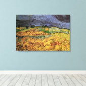 Die Felder von Vincent van Gogh Leinwanddruck (Insitu (Holzboden))