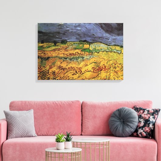 Die Felder von Vincent van Gogh Leinwanddruck (Insitu (Wohnzimmer))