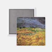 Die Felder von Vincent van Gogh Magnet (Vorderseite/Rückseite)