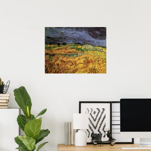 Die Felder von Vincent van Gogh Poster (Heimbüro)