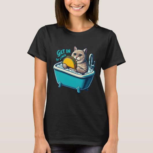 Die Feline Taco Soak T-Shirt (Vorderseite)