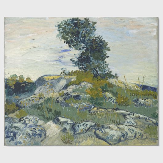 Die Felsen durch Vincent van Gogh Geschenkpapier (Flach)
