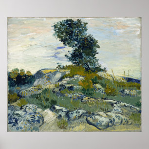 Die Felsen durch Vincent van Gogh Poster