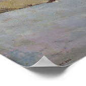 Die Felsen in Vallieres bei Royan Poster (Ecke)