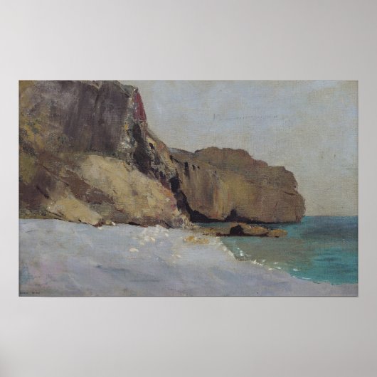 Die Felsen in Vallieres bei Royan Poster (Vorne)