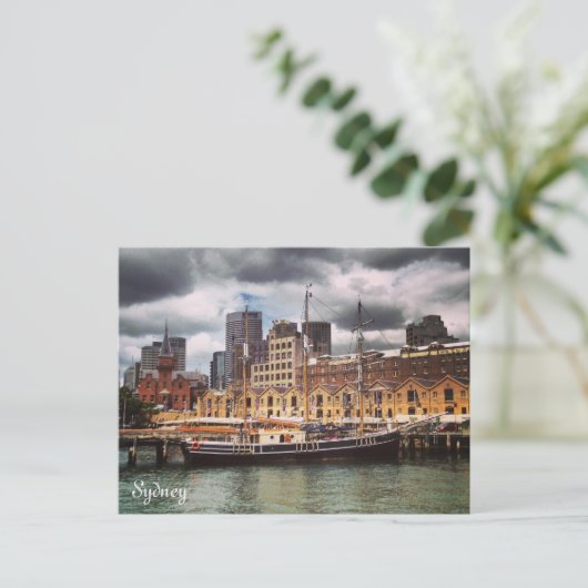 Die Felsen - Wasserfront Postkarte (Stehend Vorderseite)