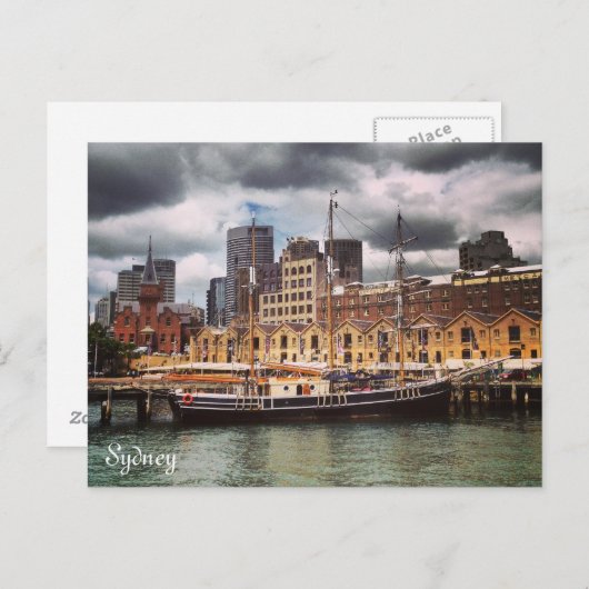 Die Felsen - Wasserfront Postkarte (Vorne/Hinten)