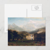 Die Felsengebirge Postkarte (Vorne/Hinten)