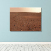 Die felsige Oberfläche der Mars Leinwanddruck (Insitu (Holzboden))