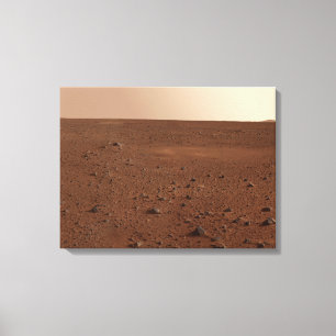 Die felsige Oberfläche von Mars Leinwanddruck