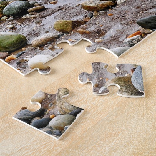Die felsigen Strände von Montauk, Long Island, NY Puzzle (Seite)