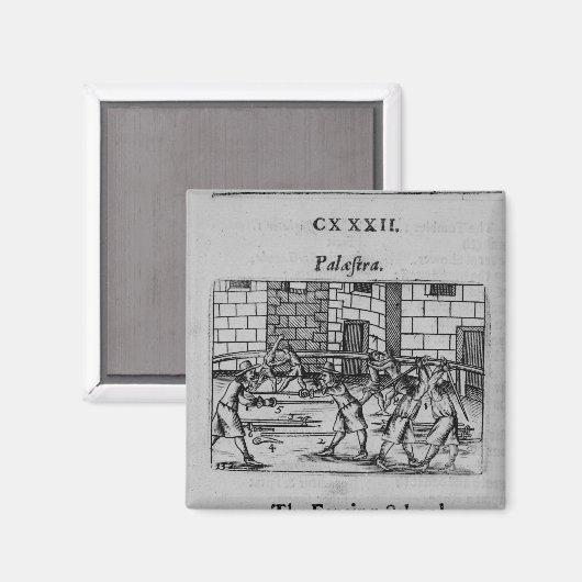 Die Fencing-Schule Magnet (Vorderseite/Rückseite)