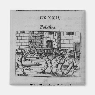 Die Fencing-Schule Magnet