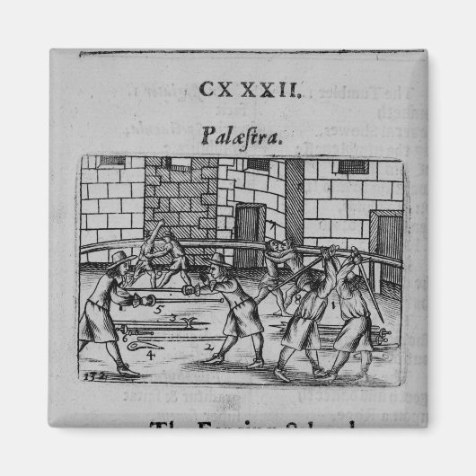 Die Fencing-Schule Magnet (Vorne)