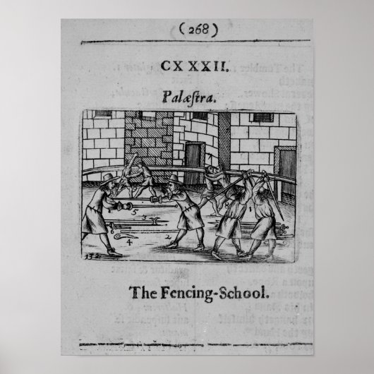 Die Fencing-Schule Poster (Vorne)