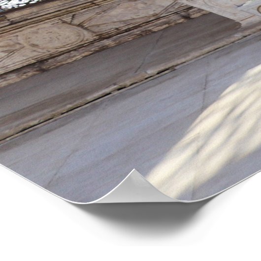 Die Fenster der Kairoer Moschee Poster (Ecke)