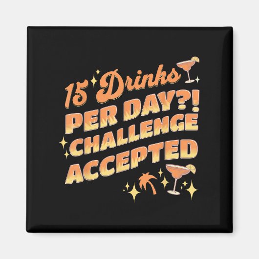 Die Ferienanlage Apparel Co. Funny Cruise Grou Magnet (Vorne)