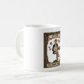 Die Fernarbeitskraft Tarotkarte Kaffeetasse | Lust (Vorderseite Links)