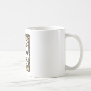 Die Fernarbeitskraft Tarotkarte Kaffeetasse Lust