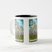 Die Ferne Tarot Deck Ace von Schwertern Zweifarbige Tasse (Vorderseite Links)