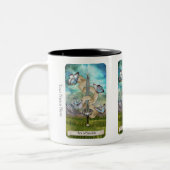 Die Ferne Tarot Deck Ace von Schwertern Zweifarbige Tasse (Links)