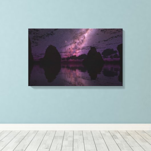 Die Fernlichter Leinwanddruck (Insitu (Holzboden))