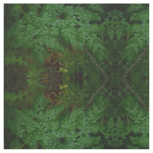 Die Ferns Stoff (Nahaufnahme)