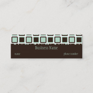 Die Fernsehdünne Visitenkarte