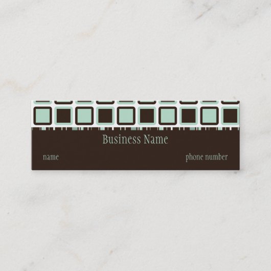 Die Fernsehdünne Visitenkarte (Vorderseite)