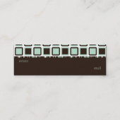 Die Fernsehdünne Visitenkarte (Rückseite)