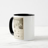 Die Fertigung der Hüte und der Hutentwürfe, von Tasse (Vorderseite Links)