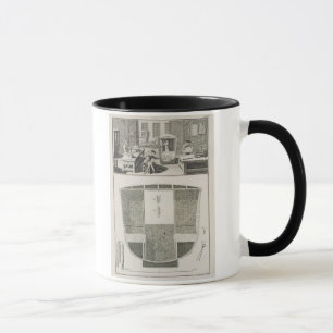 Die Fertigung eines Limousinestuhls in einem Tasse