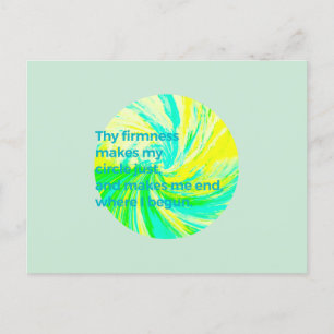 Die Festigkeit Postkarte