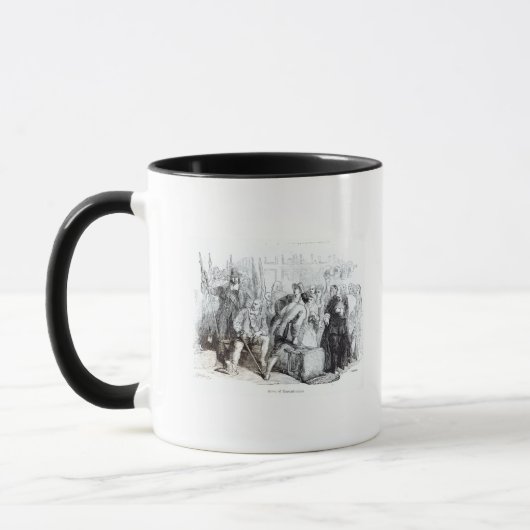 Die Festnahme der Nonkonformisten Tasse (Links)