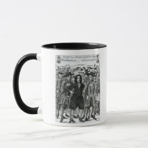 Die Festnahme des Richters Jeffreys 1689 Tasse