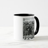 Die Festnahme des Richters Jeffreys 1689 Tasse (VorderseiteRechts)