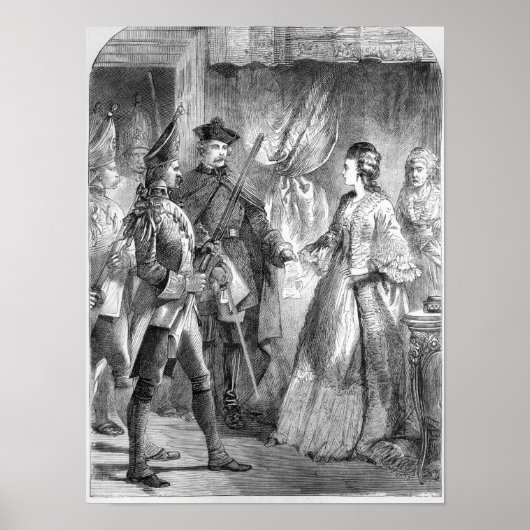 Die Festnahme von Caroline Matilda Poster (Vorne)