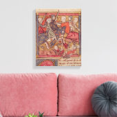Die Festnahme von Ferdinand von Portugal zählt Leinwanddruck (Insitu (Wohnzimmer))