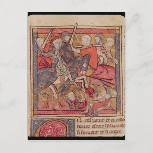 Die Festnahme von Ferdinand von Portugal zählt Postkarte